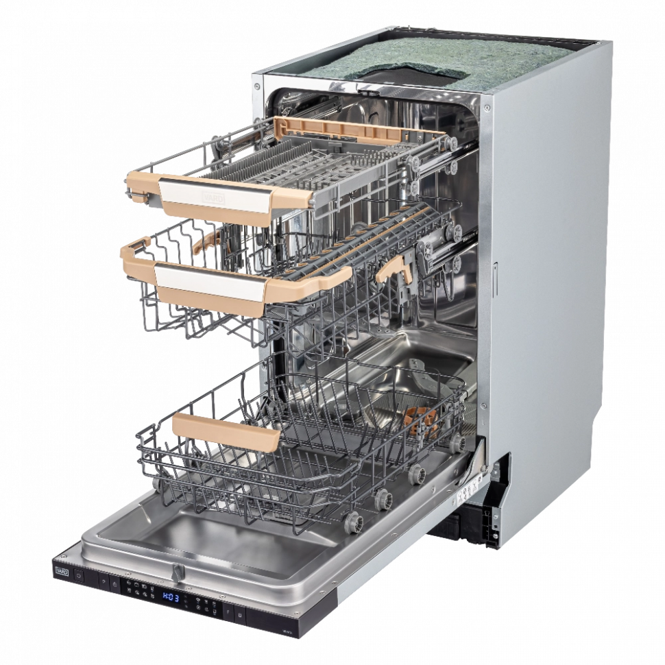 Встраиваемая узкая посудомоечная машина VARD VDI413L (Electrolux)