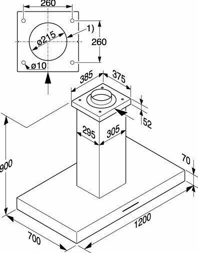 Островная вытяжка Miele DA 420