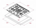 Газовая варочная панель Teka GZC 75331 XBN