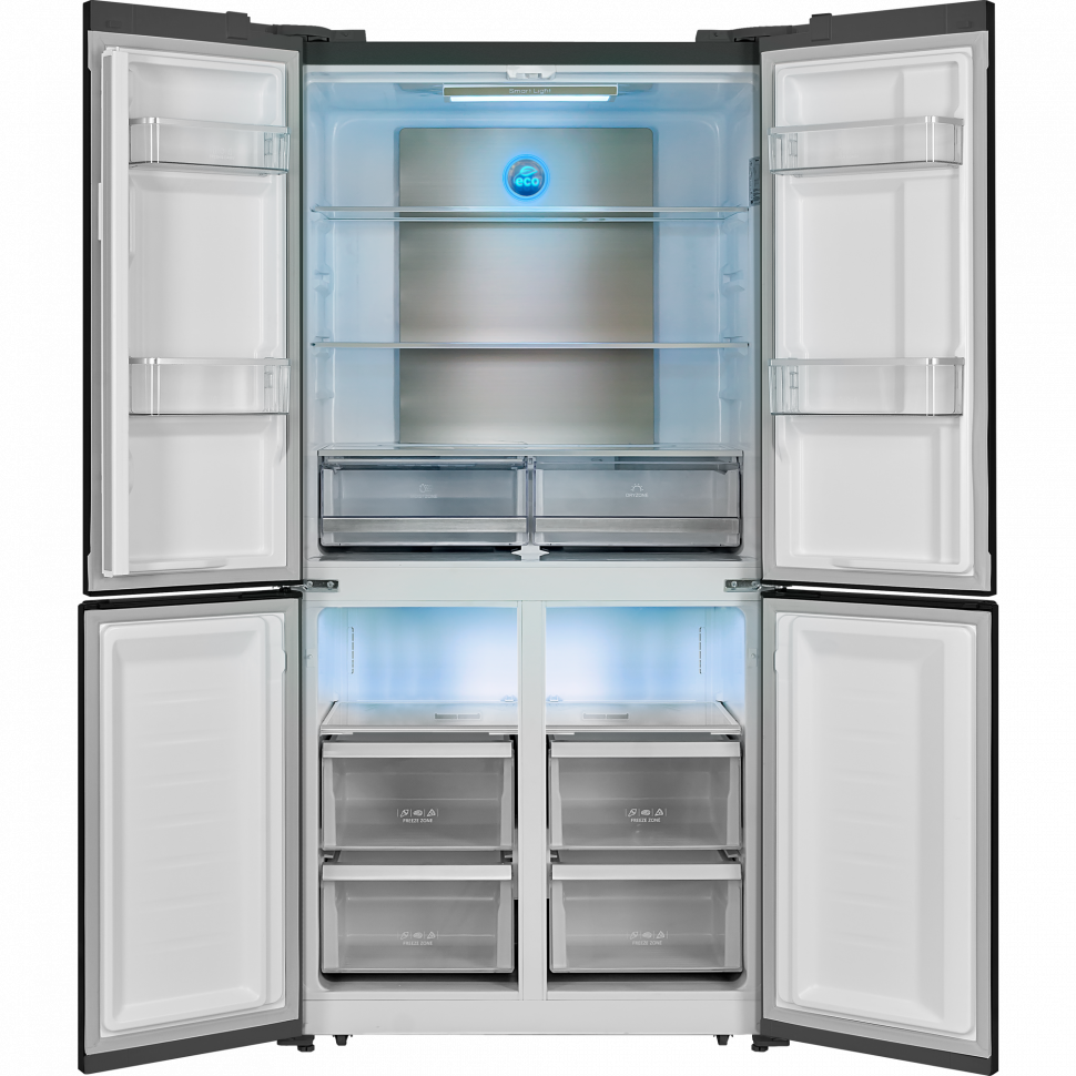 Холодильник Side-by-Side Hiberg RFQ-500DX NFGB inverter