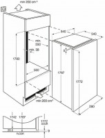Встраиваемый морозильник Electrolux EUX 2243 AOX