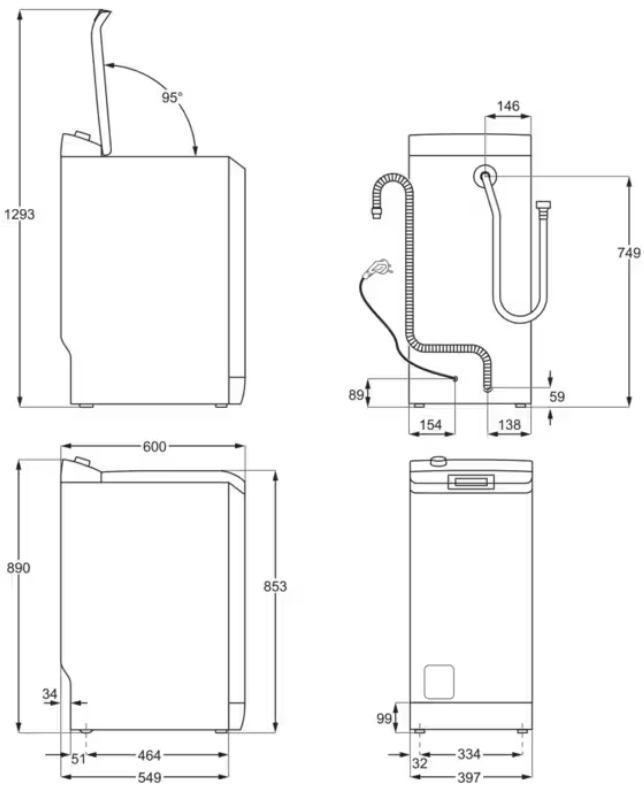 Стиральная машина Electrolux EW6TN24262 (Польша)