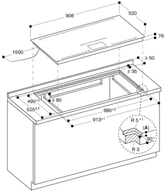 Индукционная варочная панель Gaggenau CX492101