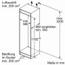 Встраиваемый холодильник Bosch KIC 38A51