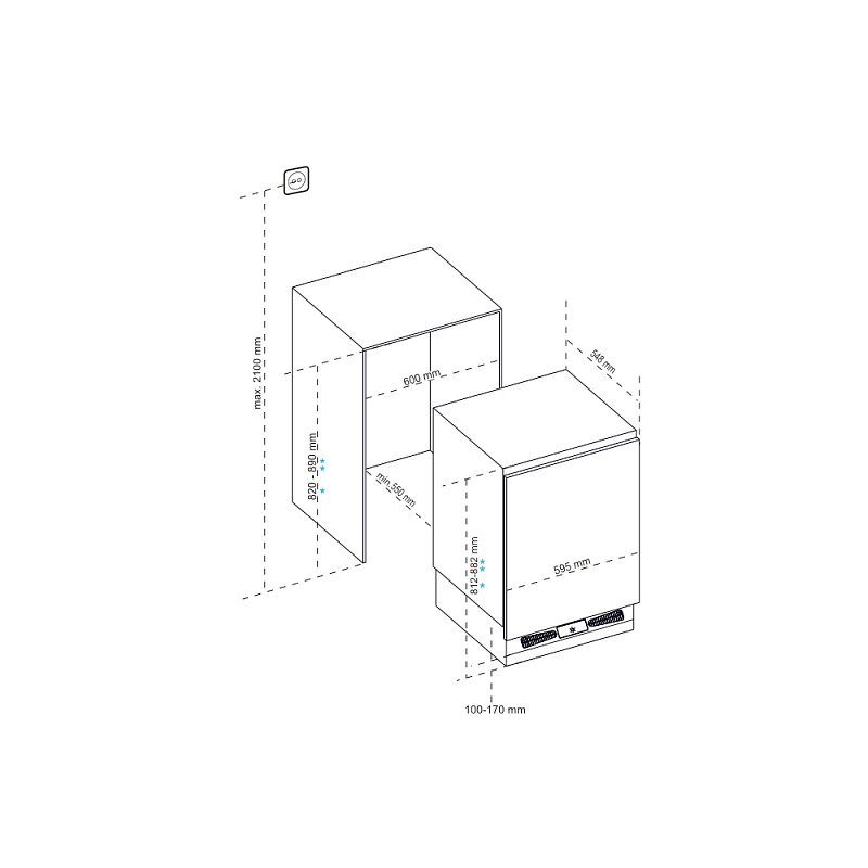 Морозильная камера Korting KSI 8189 F