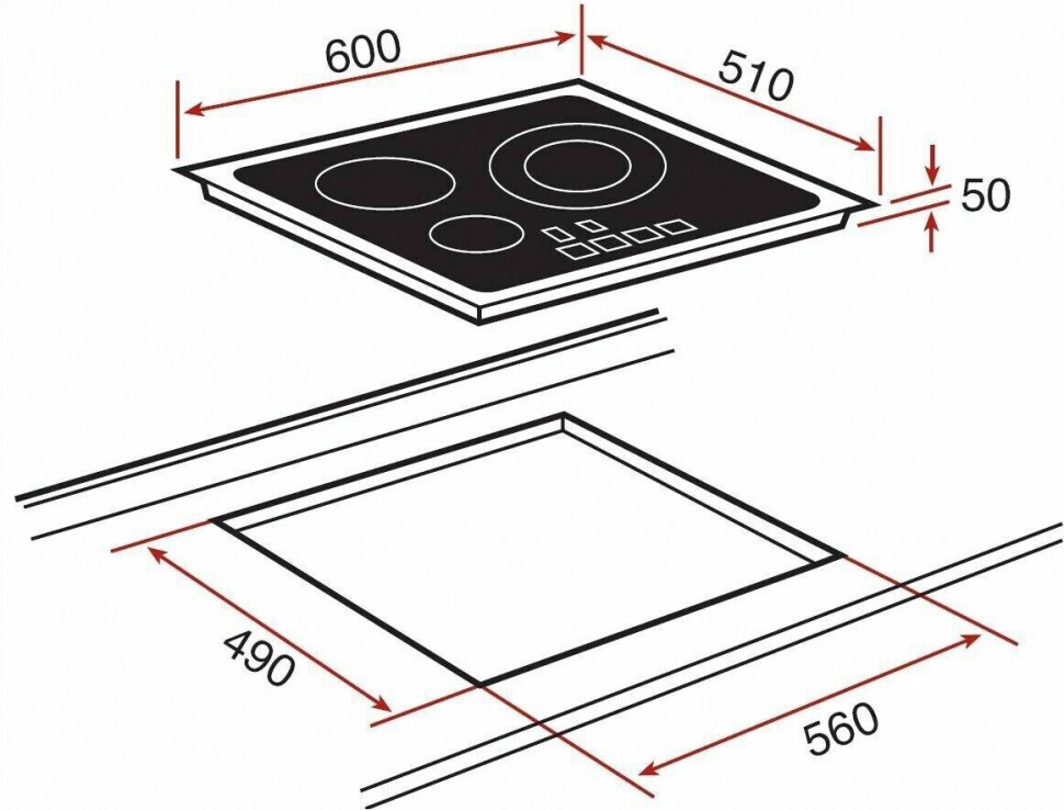 Индукционная варочная панель Teka IP 631
