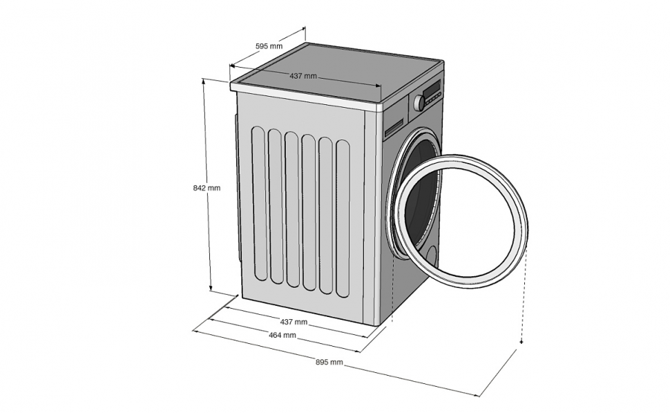 Стиральная машина Korting KWM 44D1460