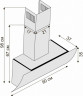 Каминная вытяжка Ciarko SKO 90 WH
