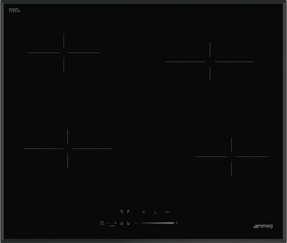Варочная поверхность Smeg SE464TB