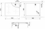 Варочная поверхность Smeg SE464TB