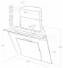 Каминная вытяжка Elica Sinfonia BL/F/80