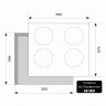 Индукционная варочная панель Lex EVI 640-2 BL