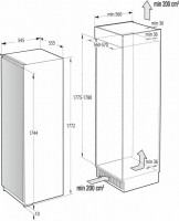 Встраиваемый морозильник Gorenje GDFN 5182 A1