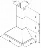 Каминная вытяжка Smeg KPF9X
