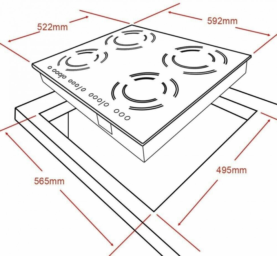 Индукционная варочная панель Ginzzu HCI-479