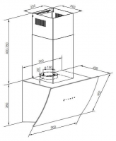 Каминная вытяжка Graude DH 90.1 GE