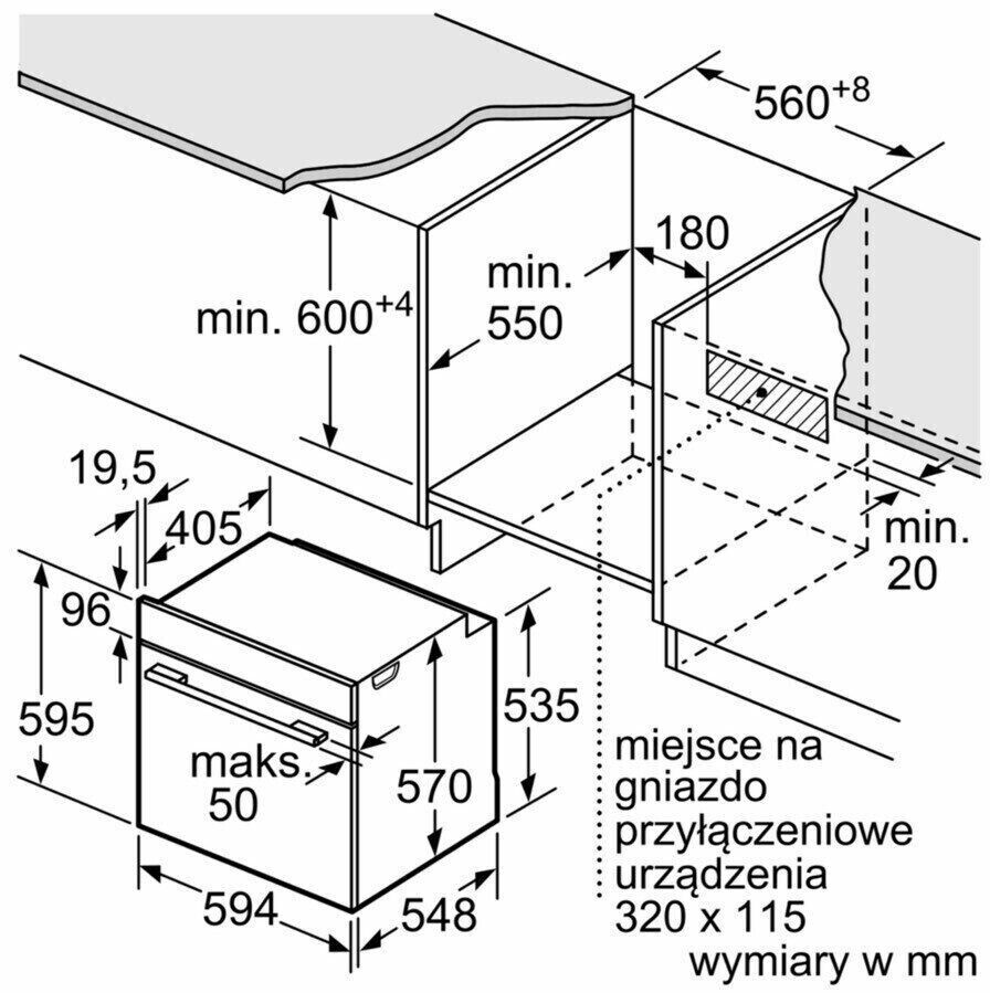 Электрический духовой шкаф Bosch HBA 554EB0