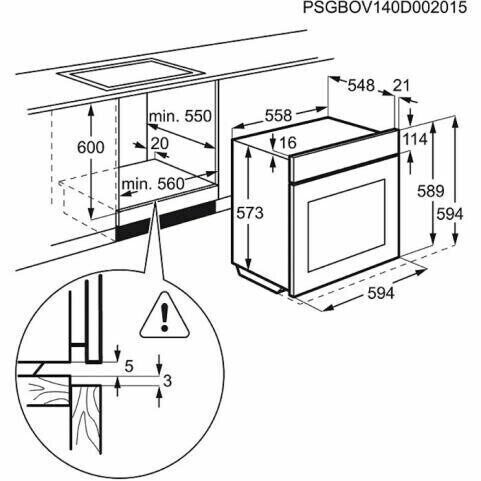 Электрический духовой шкаф Electrolux OPEB 6641X