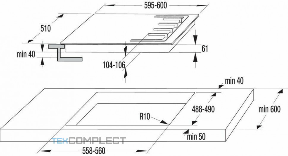 Комбинированная варочная панель Gorenje KC 621 USC