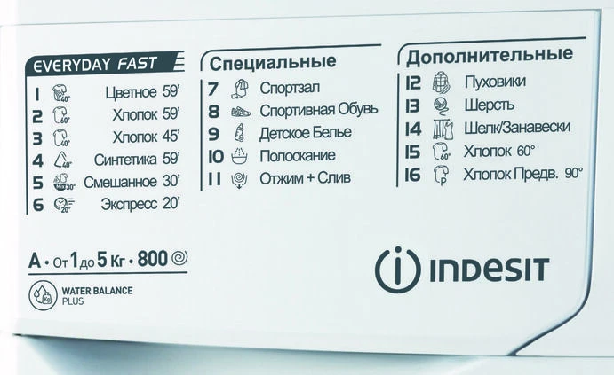 Стиральная машина узкая Indesit EWSB 5085 CIS