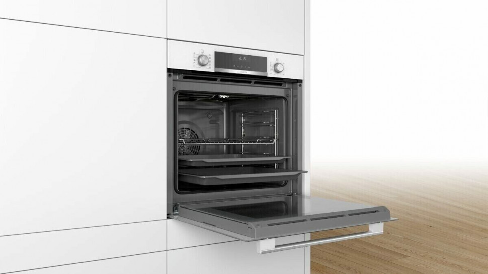 Электрический духовой шкаф Bosch HBG 517BW0R