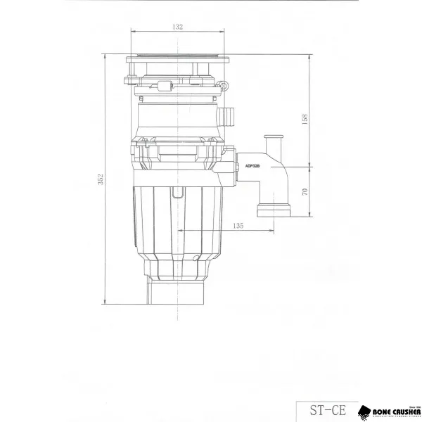 Измельчитель пищевых отходов Bone Crusher BC 610 Standard