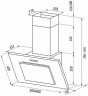 Каминная вытяжка MONSHER Texno 60 B
