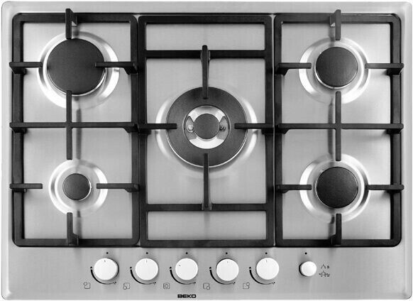 Газовая варочная панель Beko HIMW 75235 SX