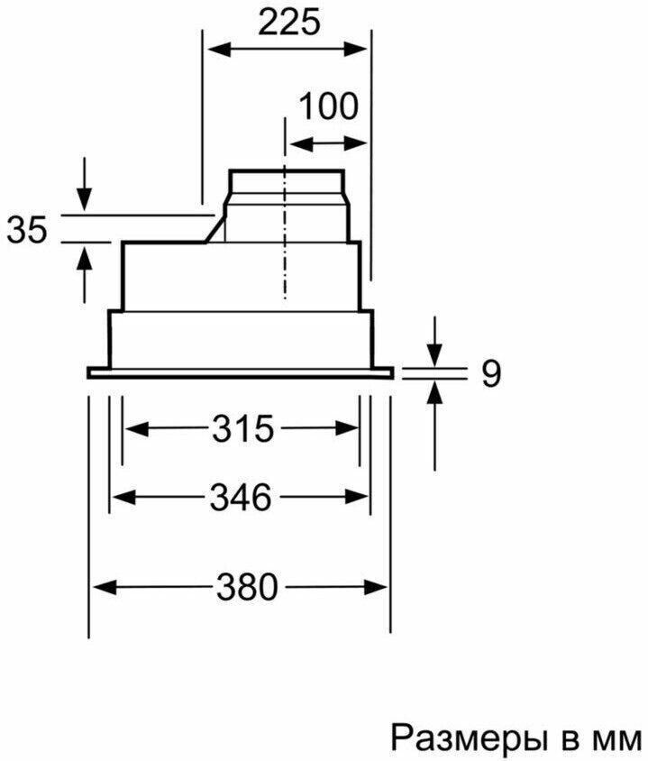 Встраиваемая вытяжка Neff D 5855 X1