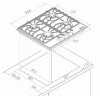 Газовая варочная панель Kuppersberg FQ 601 B
