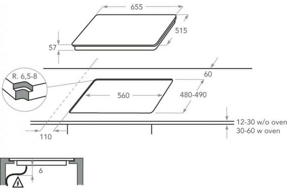 Индукционная варочная панель KitchenAid KHIAS 86500