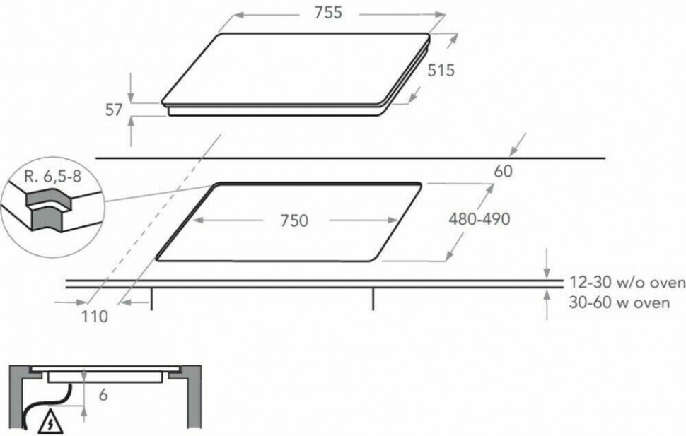 Индукционная варочная панель KitchenAid KHIAS 87700