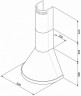 Каминная вытяжка Smeg KSE86AOE