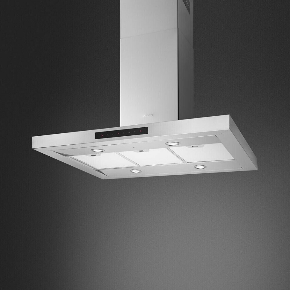 Островная вытяжка Smeg KICTIS90BL