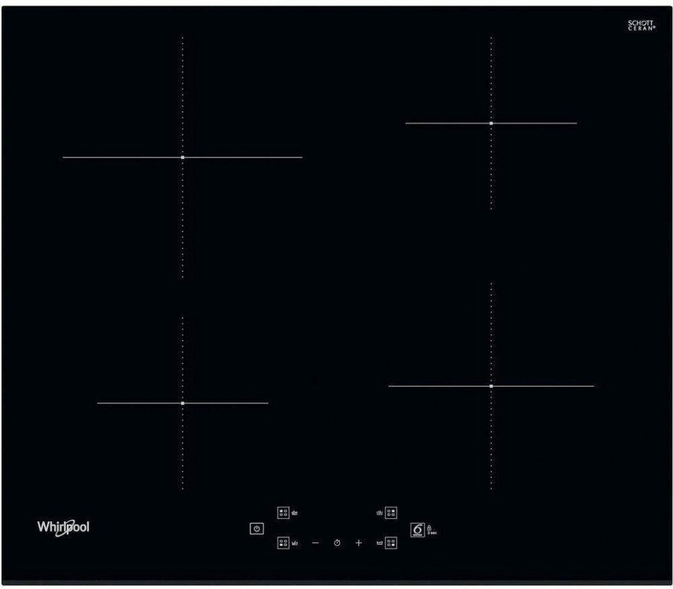 Индукционная варочная панель Whirlpool WSQ 2760 BF
