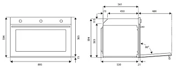 Электрический духовой шкаф Bertazzoni F909PROEKX