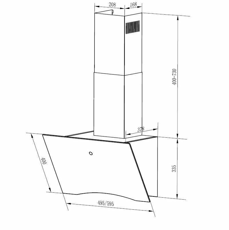 Вытяжка HOMSair Teffi 60