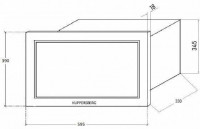 Встраиваемая микроволновая печь Kuppersberg HMW 650 B