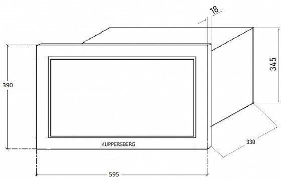 Встраиваемая микроволновая печь Kuppersberg HMW 650 B