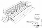 Газовая варочная панель Smeg PDXF116RS