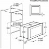 Встраиваемая микроволновая печь AEG MBB 1756D M