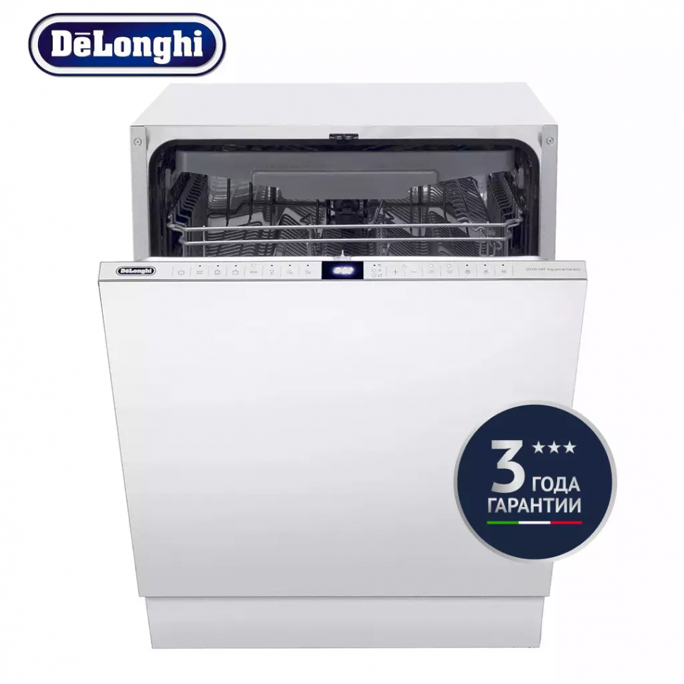 Встраиваемая посудомоечная машина DeLonghi DDW08F Aquamarine eco