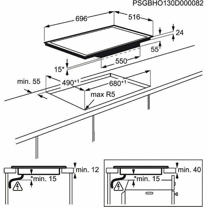 Индукционная варочная панель Electrolux EHL 47640