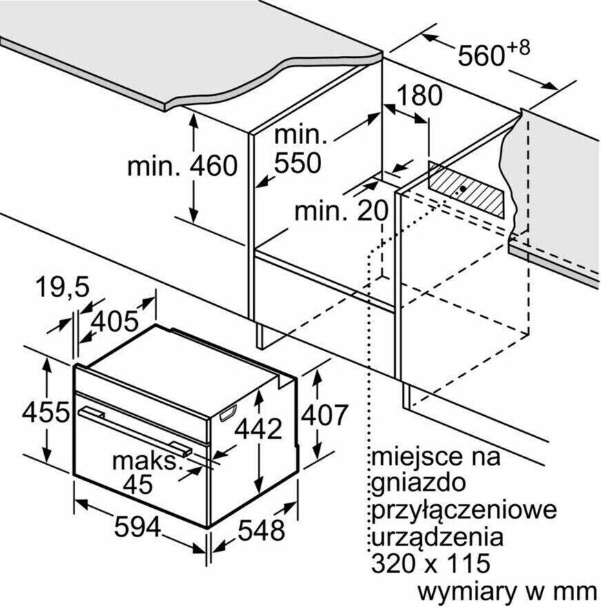 Электрический духовой шкаф Bosch CBG 635BS3