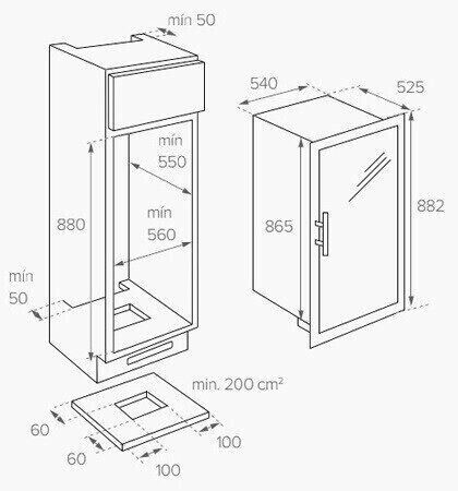 Винный шкаф Teka RVI 35