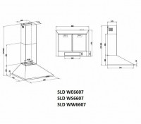 Каминная вытяжка Schaub Lorenz SLD WE6607