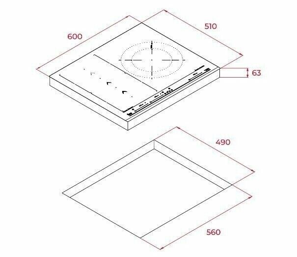 Индукционная варочная панель Teka IZS 65600 MSP