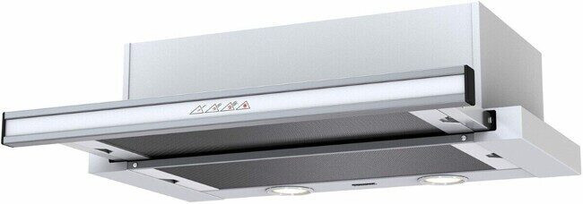 Вытяжка Kronasteel Kamilla Sensor 600 inox/white glass 2M