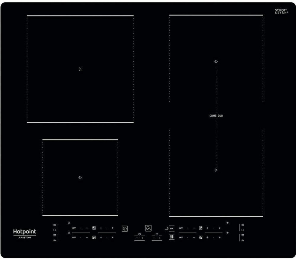 Индукционная варочная панель Hotpoint-Ariston HB 4860B NE