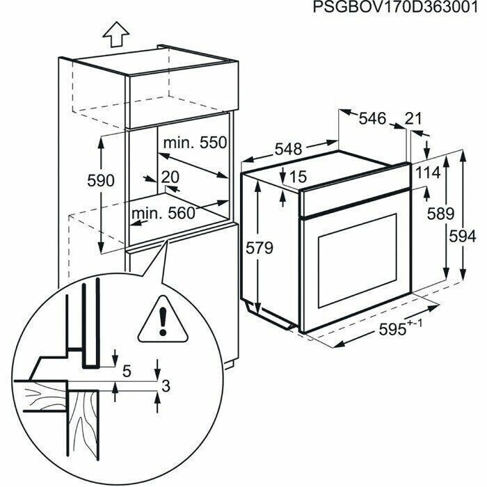 Электрический духовой шкаф Electrolux EOB 93434 AK